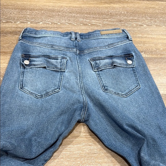 Cello High Rise Size 5 Women Jeans - Blue Straight Leg Jeans - Picture 10 of 10